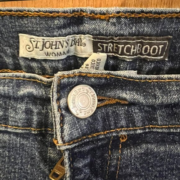 Size 18W - St John's Bay - Dark Blue Jeans - W36"XL30" - Picture 4 of 8